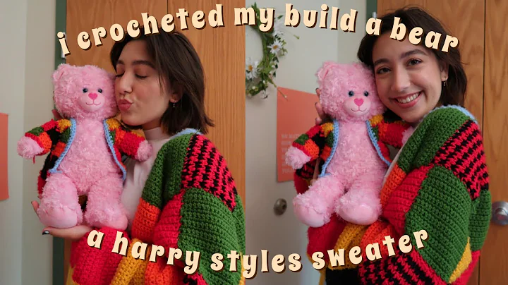 Crocheted Harry Styles Sweater for My Build a Bear