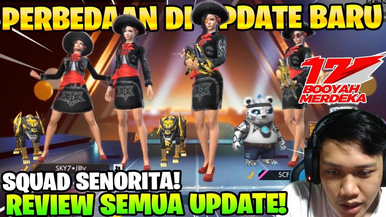 Big Update Banyak Perubahan Squad Senorita Garena Free Fire