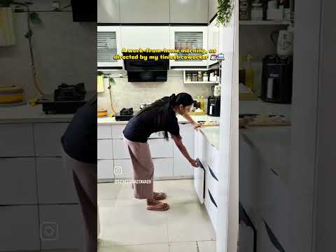 WFH Mornings 🌄 #morningroutine #minivlog #home #lifestyle #littlejoy #food #poha #workingmom #shorts