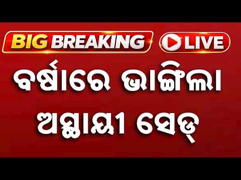 🔴Live | ବର୍ଷାରେ ଭାଙ୍ଗିଲା ଅସ୍ଥାୟୀ ସେଡ୍ | Rourkela | Odisha | Argus News