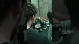 Fake Elevator Set! #shorts  #behindthescene #filmmaking #horrorshorts