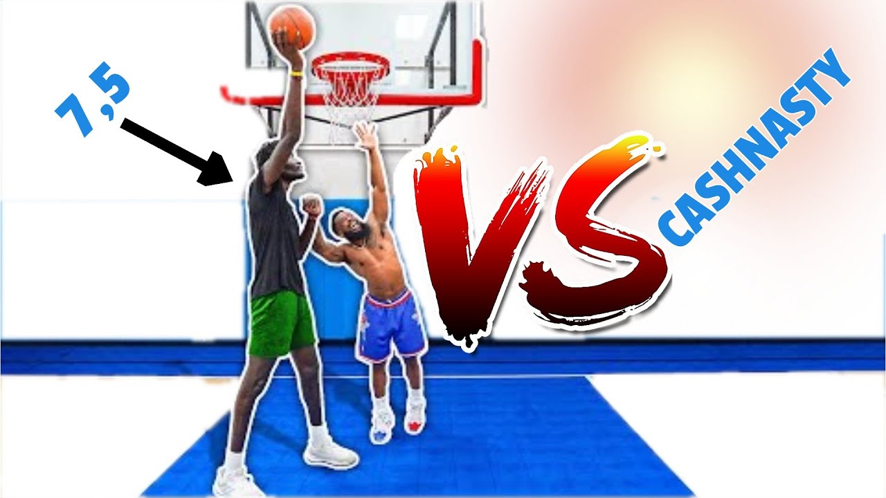1v1 Basketball Against 7'5 GIANT Hooper Hooper! REACTS YouTube