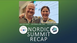 Nordic Summit 2023 Recap