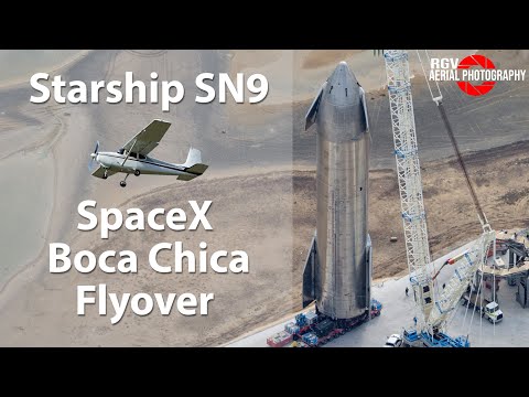 SpaceX Boca Flyover 12/22/2020, Starship SN9 arrives at the launch site!