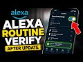 How to verify Alexa smart routine triggers after app update - Quick Tutorial