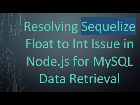 Resolving Sequelize Float