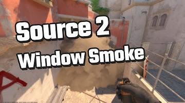 Source 2 Mirage Window Smoke! (CS2)