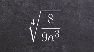 How to simplify an expression using the quotient rule of radicals, fourth root