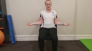 Seated shoulder external rotation