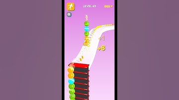 stack rider gameplay level 62 |     Android/iOS #shorts