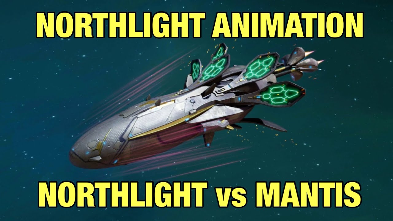 Northlight Mothership Animation + Northlight vs Mantis Stats on War Robots Test Server