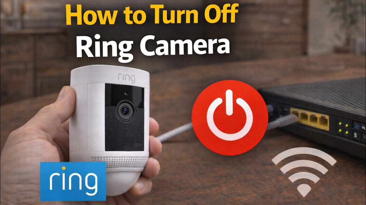 How to Turn Off Ring Camera (Disable Motion & Recording) - YouTube