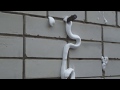 Утепление домов по фасаду. Жидкий пенопласт из Пеноизола в зазоры стен.