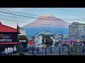 Fujinomiya city - mt. Fuji views and yakisoba - walk and promotion・4K HDR