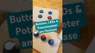 Werbung - LEDs, Buttons &amp; potentiometer am FlexCase #breadboard #elektronik #raspberrypipico