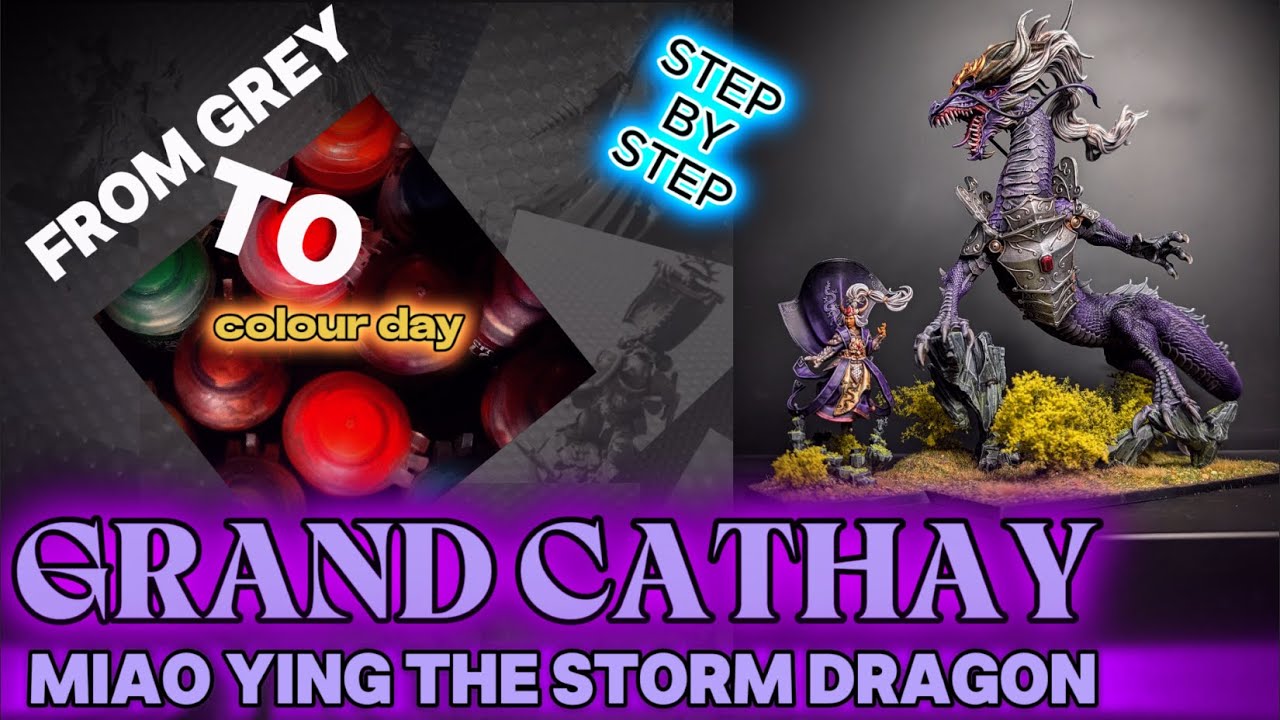 Storm Dragon Ascendant — Painting Miao Ying | Grand Cathay | TUTORIAL -  Warhammer The Old World
