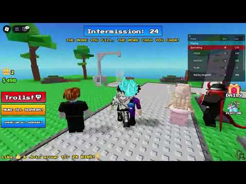 Roblox fill the cup