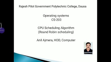 CS203 OPERATING SYSTEM by Anil Ajmera