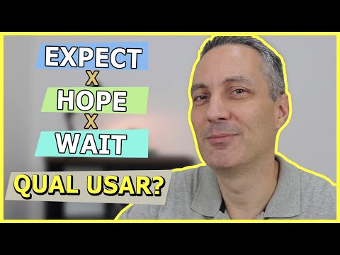 Vídeo: Diferença Entre Esperar E Esperar