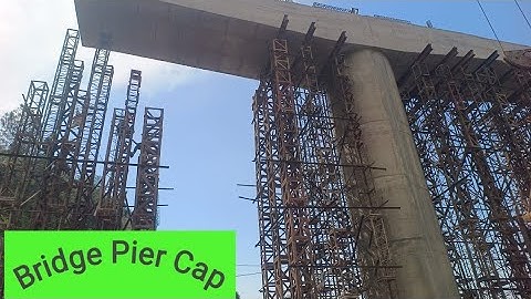 Bridge Pier Cap Reinforcement and after concrete #bridge #construction #yt