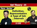 Set Theory Basics | Introduction, Types, and Intervals for Class 11 & JEE π