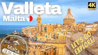Valletta - Malta 4k - City walks & sounds - traffic ambience screenshot 2