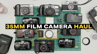 I Thrifted These Film Cameras For $1 | Huge 35MM Film Camera Thrift Haul