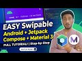 Easiest way to create Swipable Tab Row in Android app with Jetpack Compose