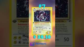 Top 20 Magneton Pokémon Cards #subscribe#comment #marketprice#highquality#pokémon#tcg  #Magneton