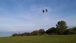 2er Magelan Gespann geflogen in Heidkate bei 2 Bft