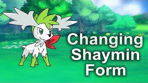 Pokemon Omega Ruby And Alpha Sapphire - How To Change Shaymin