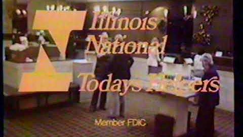 1983 Illinois National Bank "Todays Helpers" TV Commercial