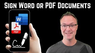 Sign Your PDF or Word Documents on Your Phone screenshot 1