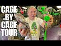 ENTIRE CAGE BY CAGE TOUR OF MY ZOO AND REPTILE BREEDING!! | BRIAN BARCZYK