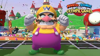 Mario & Sonic At The Olympic Games Tokyo 2020 Dream Karate (Gameplay } Wario Sonic DK & Mario