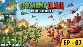 Epic Army Clash Gameplay Walkthrough | Merge Army Strategy Battle Game (EP - 07) screenshot 4