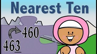 Rounding to the Nearest 10: Numbers up to 1000: Math Brain Break