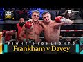 FIGHT OF THE NIGHT! | Joshua Frankham V George Davey | Boxing Highlights | #FightNight