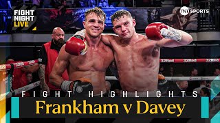 FIGHT OF THE NIGHT! | Joshua Frankham V George Davey | Boxing Highlights | #FightNight