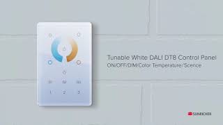 DALI DT8 Tunable White Touch Panel with Built-in Bus PS SR-2300TR-G3-CCT-US-DT8 AC