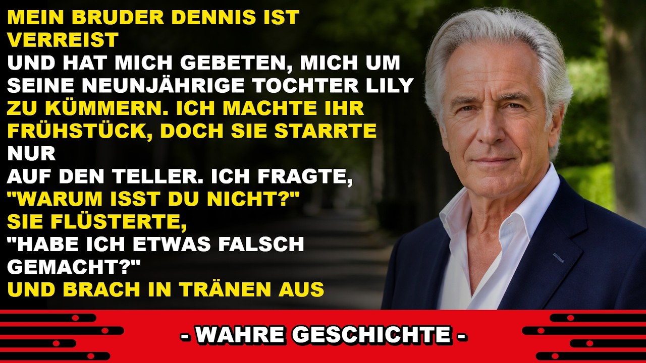 In dem Moment, als ich meiner neunjährigen Nichte einen Teller Pfannkuchen hinstellte, begann sie zu weinen und flüsterte: „Habe ich etwas falsch gemacht?“ Ich fand heraus, dass mein eigener...