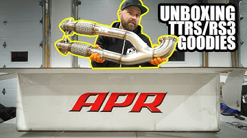 APR TTRS / RS3 Downpipe and Intake Unboxing
