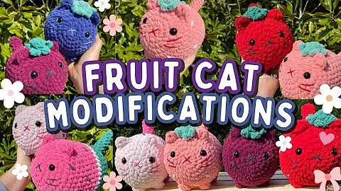 Cute Cat Plushie Modifications | Fruit Cats