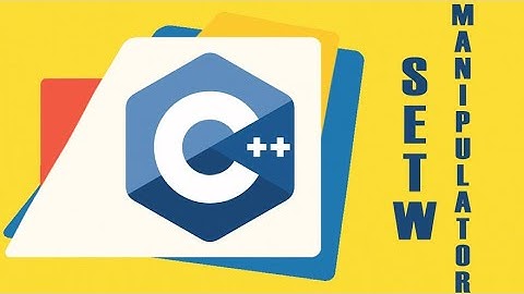 C++ Playlist for Beginners | Video No.3 | Setw manipulator in C++