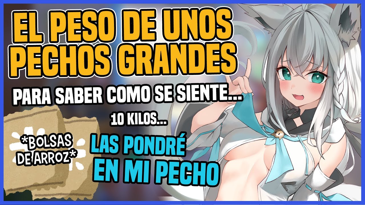 Fubuki experimenta el peso de unos pechos copa P - Hololive Español