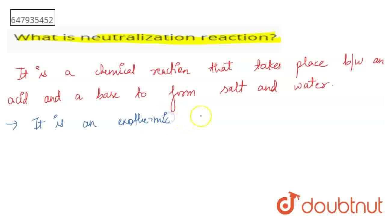 what-is-neutralization-reaction-class-10-diksha-questions