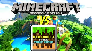 Minecraft Pocket Edition Vs Multicraft Android Games,Ios Games, Mobile Games