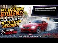 Concurrent Access Detected, this account logged in from a different platform in “Asphalt Legends”