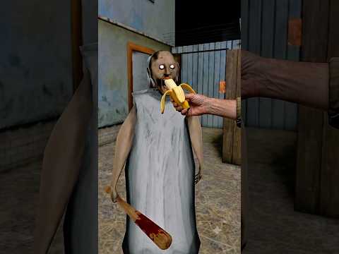 Granny + banana 🍌 #granny #gaming #shorts