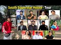Tollywood celebrities houses  tour  prabhas rashmika allu arjun chiranjeevi samantha house